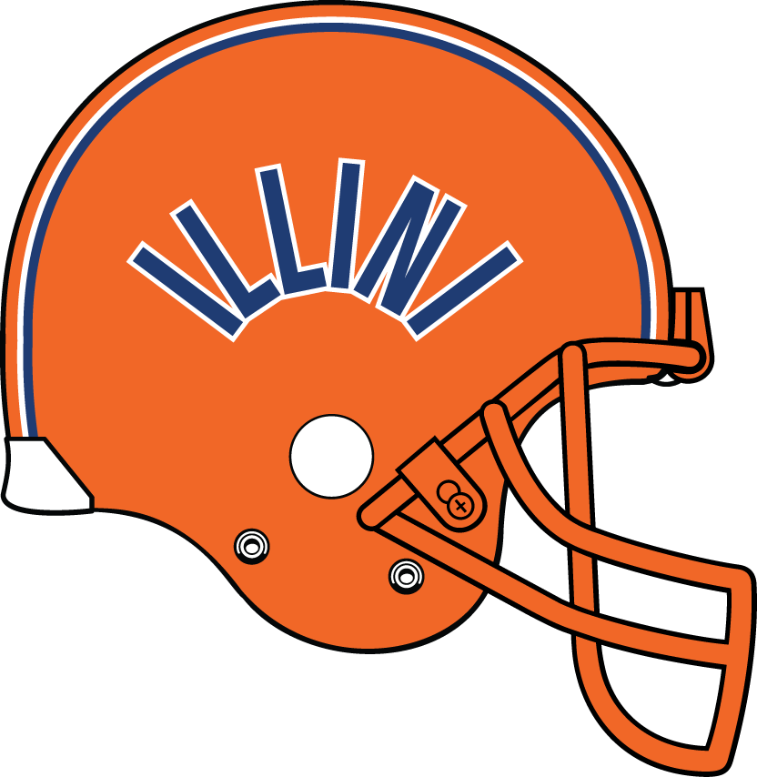 Illinois Fighting Illini 1983-1987 Helmet Logo t shirts iron on transfers